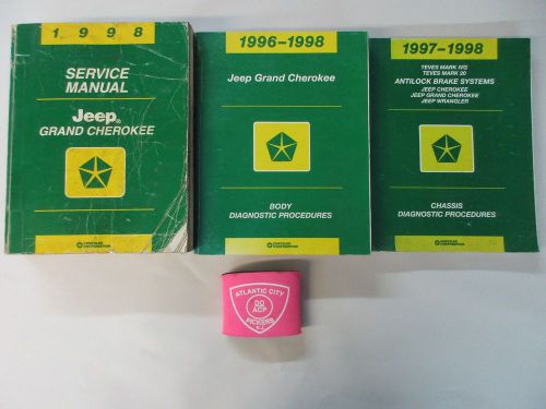 1998 jeep grand cherokee service shop repair manual set