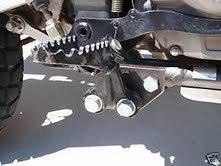 Suzuki dr650 footpeg lowering brackets