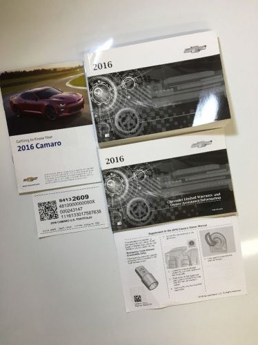 2016 chevrolet camaro owners manual free priority same day shipping #0216