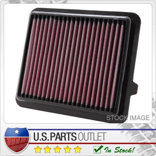 K&n 33-2433 shape: panel (flat) air filter  h-1.25 in.  l-7.125 in.  w-6 in.