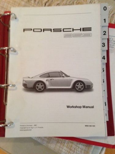 Porsche 959 workshop manual