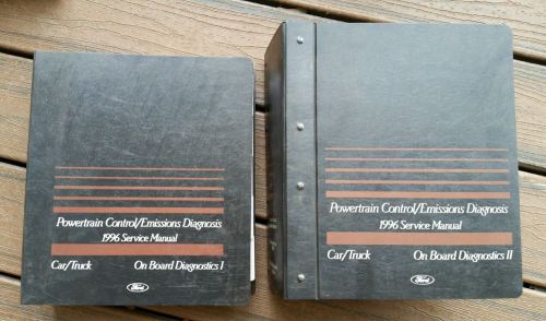 1996 ford powertrain control / emissions diagnosis service manuals i &amp; ii