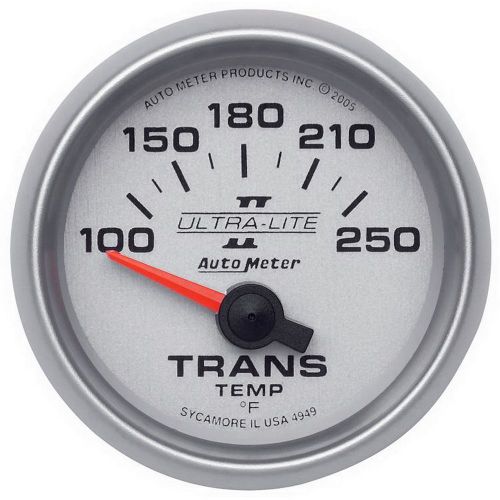 Autometer 4949 ultra-lite ii electric transmission temperature gauge