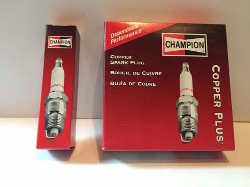 32  new champion rv12c  copper plus spark plugs  priority shipping  omc #778726