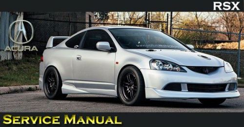 Acura rsx service repair manual 2002-2004 full