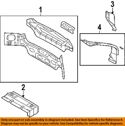 Dodge oem 5074306ac rear body-rear body panel