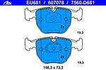 Ate eu681 front disc pads