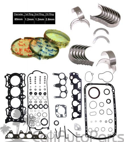 94-97 honda acura 2.2 vtec f22b1 sohc re-ring engine rebuild re-ring kit