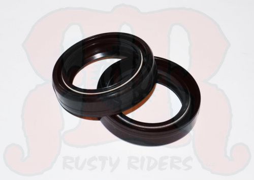 New front fork oil seal seals set honda gb500 1989 1990