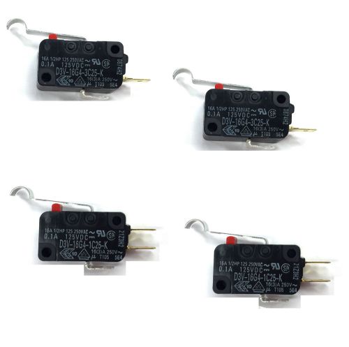 4 club car golf cart micro switches 2 &amp; 3 prong #s 1014807 1014808 ds precedent