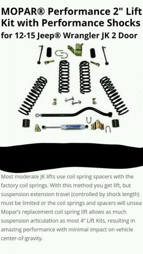 Mopar 2-inch lift kit wrangler