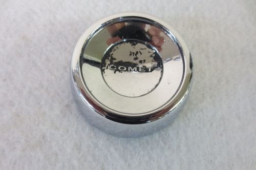 Ford comet steering wheel horn button 1960&#039;s chrome cap emblem trim molding