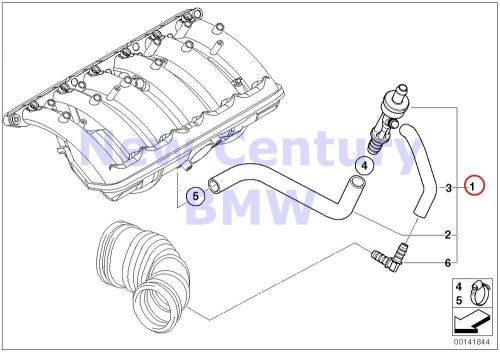 Bmw genuine vacuum control - engine sucking jet pump e53