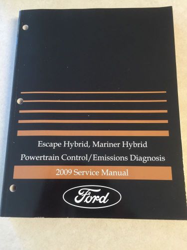 2009 escape hybrid ford powertrain control emissions diagnosis service manual