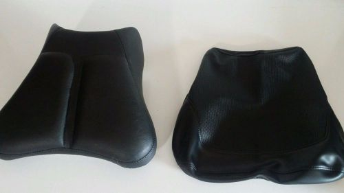 Suzuki gsxr 1000 seat custom cover black stock pan w gel seat skin 2003 2004