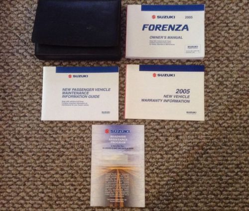 2005 suzuki forename owner&#039;s manual