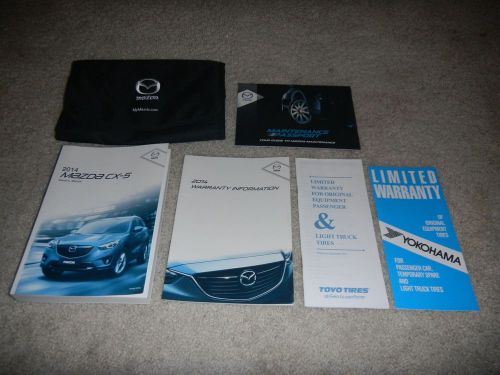 2014 mazda cx-5 owners manual set + free shipping