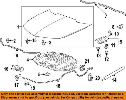 Chevrolet gm oem 20936213 hood-latch