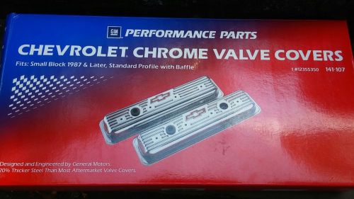 Valve covers gm chevrolet small block from 1987 &amp; below...brand new never used