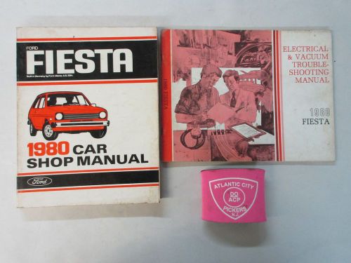 1980 ford fiesta service shop manual with electrical &amp; vacuum troubleshooting