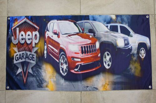 Usa jeep  garage  banner  jeep  flag  120x60 cm