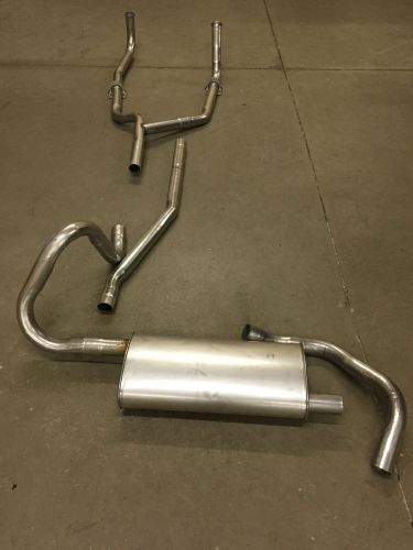 1967 chevy camaro 8 cylinder single exhaust system, aluminized, 327 &amp; 350 engine