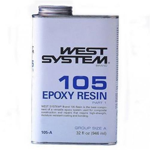 West system epoxy resin #105-a quart size. new low delivered price! compare it!