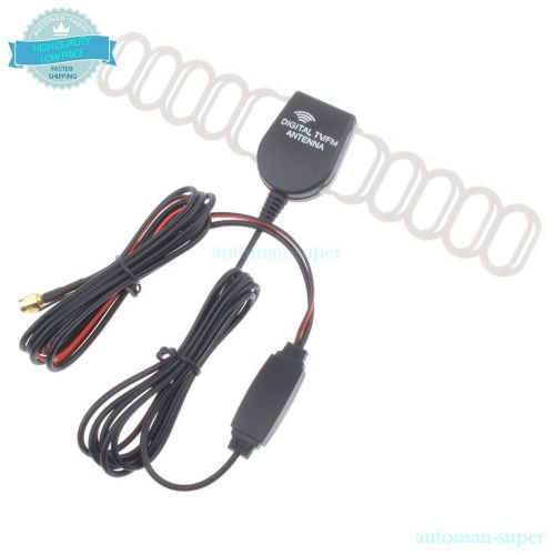 Auto car electronic tv dvb-t am fm radio antenna aerial amp amplified booster