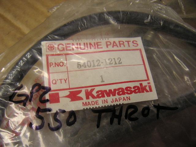 Throttle cable           gpz550 gpz 550 zx550 1984 85  54012-1212 kawasaki nos