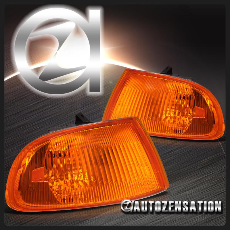 92-95 honda civic 2dr/3dr jdm amber corner turn signal lights