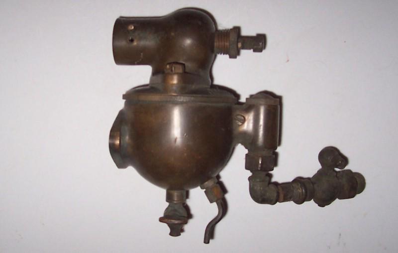 Vintage antique schebler brass 1-barrel carburetor indianapolis indiana