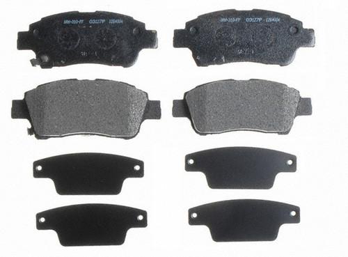 Raybestos sgd831c brake pad or shoe, front-service grade brake pad