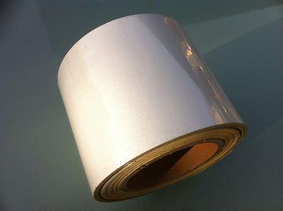 Reflective tape white 4" x 10 yards - weatherproof strong