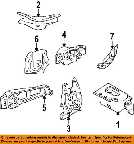 Chrysler oem 5274908ad engine & transmission mounting-transmission mount