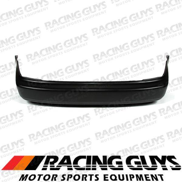 92-95 honda civic 2/4 dr rear bumper cover black new facial plastic ho1100151