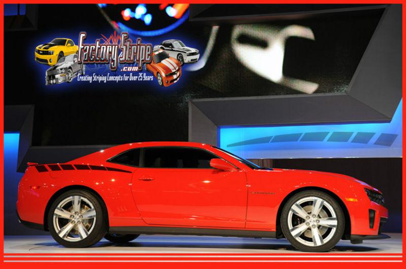 Chevy camaro rear quarter strobe spears decal factory stripe 2010 2013