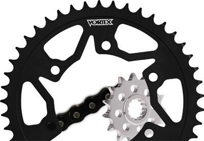 Vortex 530 wss steel sprocket & chain kit. yamaha yzf r1 yzf-r1 2004-05