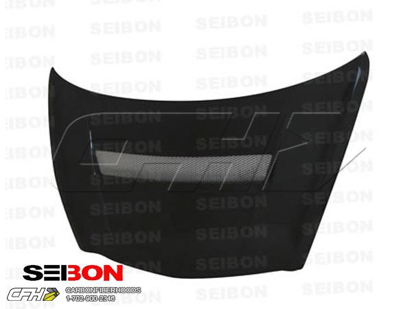 Seibon carbon fiber vsii-style carbon fiber hood kit auto body honda fit 07-08 n