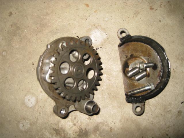 1986 honda xl250r - oil pump