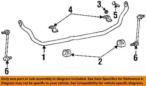 Mopar oem 4743041ae stabilizer bar-stabilizer bar cushion