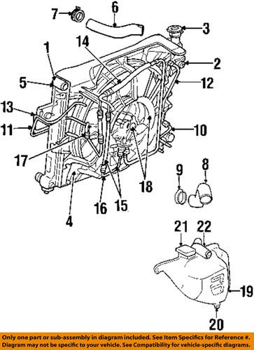 Jeep oem 5019708ae radiator-hose