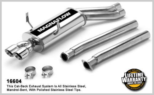 Magnaflow 16604 bmw m3 stainless cat-back system performance exhaust