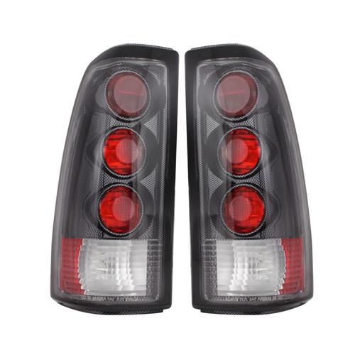 Apc euro tail lights for 1999-2002 chevy silverado sierra 404118tlr