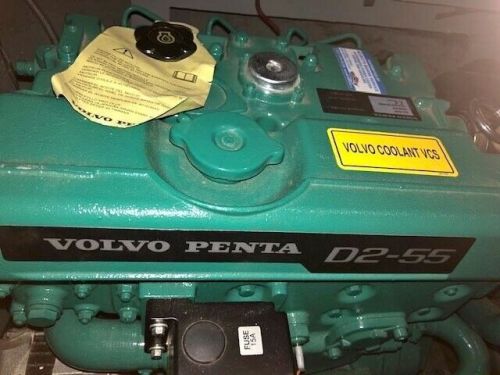 Volvo penta d2-55 , marine diesel sailboat engine with gearbox