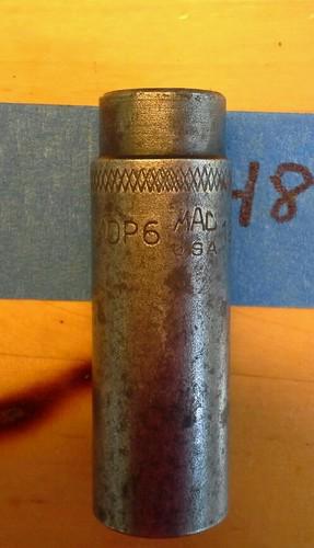 Lot # 48  mac tools 12mm  deep impact socket 1/4 dr. 6 pt. mdp6