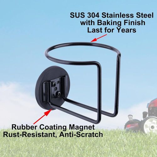 Magnetic cup holder, magnetic drink holder can holder for tractor truck mower...