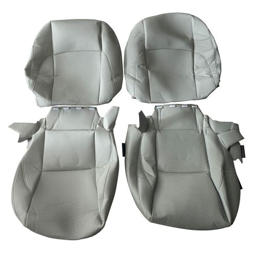 New driver &amp; passenger perforated seat cover gray for 2007-2012 lexus es350