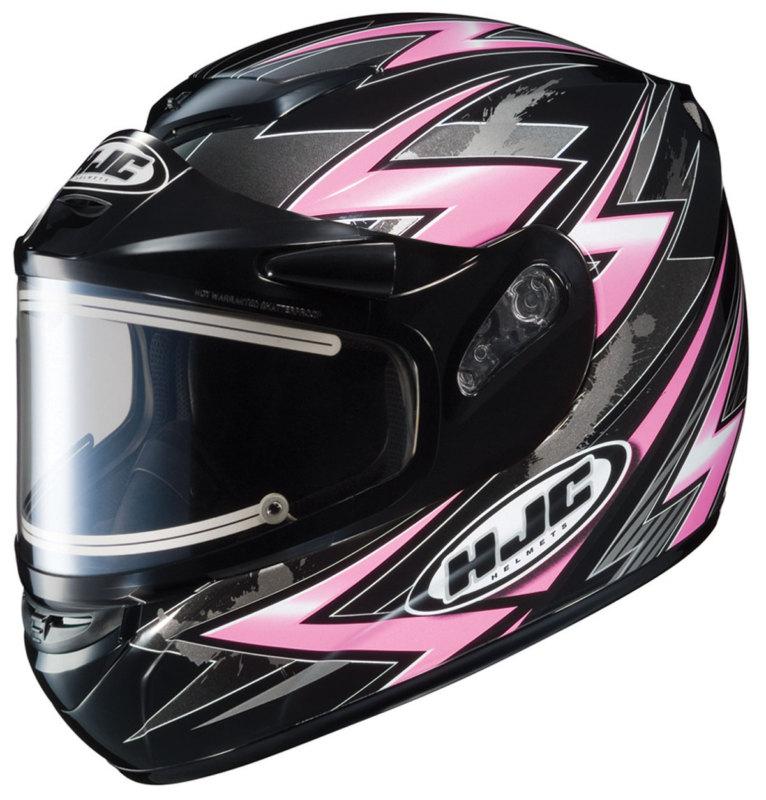 Hjc cs-r2 snow helmet thunder electric shield pink black medium