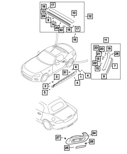 Genuine mopar pin 68446415aa