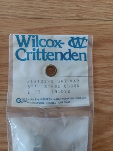 Vintage boat wilcox crittenden 5&#034; marinium chock starboard 14122-s